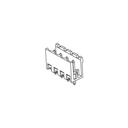 Molex 5.0Mm Euro Header Vert Oe Blk 15Ckt 395210015